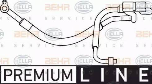 HELLA 9GS 351 337-121 - Conduite à haute / basse pression, climatisation droxauto.com