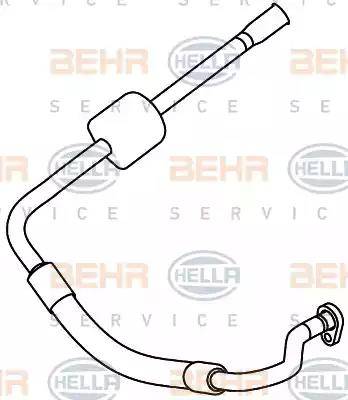 HELLA 9GS 351 337-701 - Conduite à haute / basse pression, climatisation droxauto.com