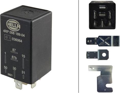 HELLA 4RP 008 189-041 - Relais, pompe à carburant droxauto.com