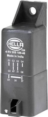 HELLA 4RV 008 188-461 - Appareil de commande, temps de préchauffage droxauto.com