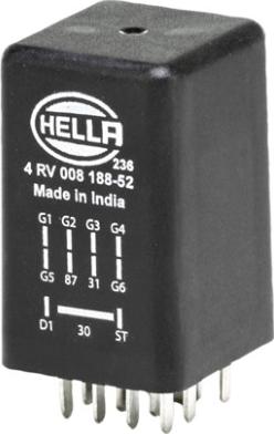 HELLA 4RV 008 188-521 - Appareil de commande, temps de préchauffage droxauto.com