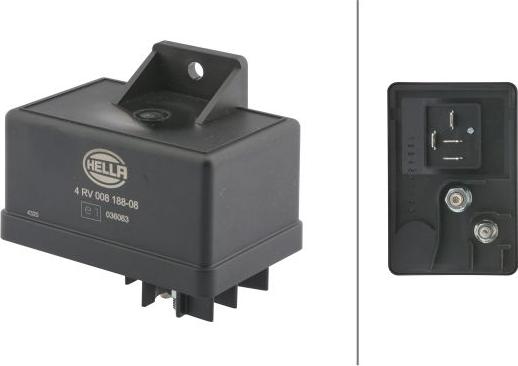 HELLA 4RV 008 188-081 - Appareil de commande, temps de préchauffage droxauto.com