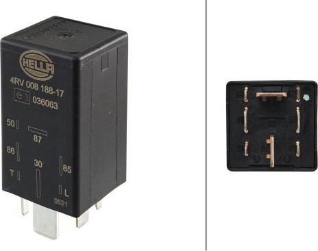 HELLA 4RV 008 188-171 - Appareil de commande, temps de préchauffage droxauto.com
