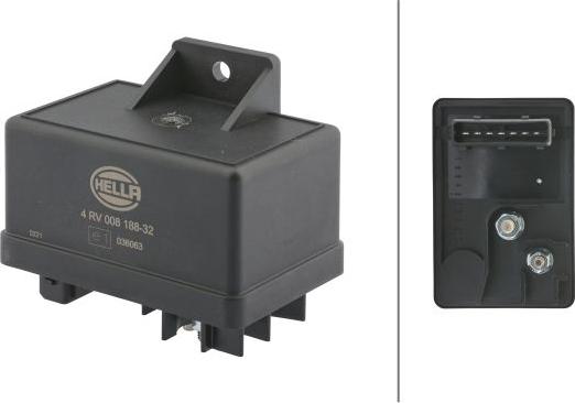 HELLA 4RV 008 188-321 - Appareil de commande, temps de préchauffage droxauto.com