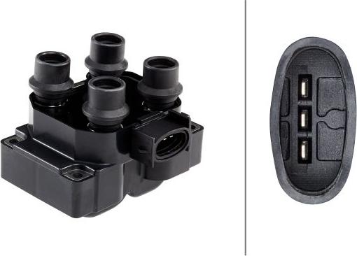 HELLA 5DA 193 175-401 - Bobine d'allumage droxauto.com