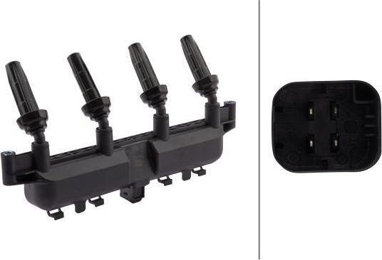 HELLA 5DA 193 175-431 - Bobine d'allumage droxauto.com