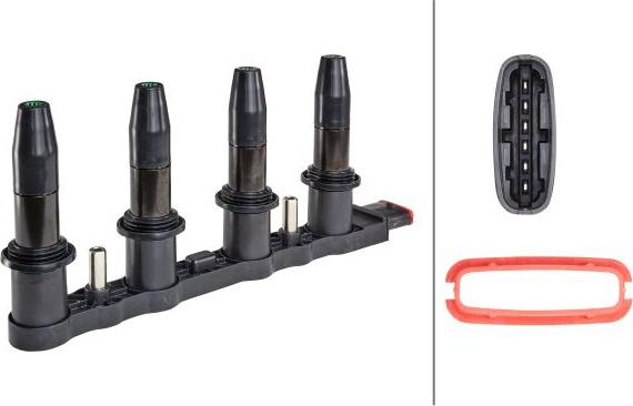 HELLA 5DA 193 175-331 - Bobine d'allumage droxauto.com