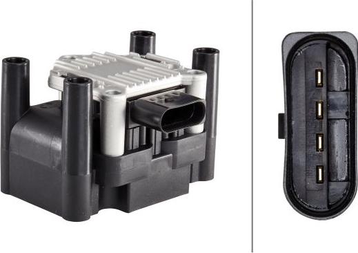 HELLA 5DA 358 000-171 - Bobine d'allumage droxauto.com