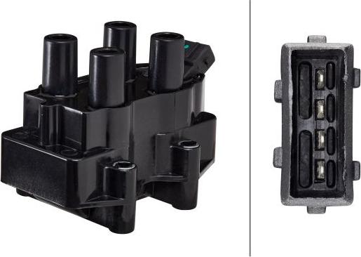 HELLA 5DA 358 000-291 - Bobine d'allumage droxauto.com