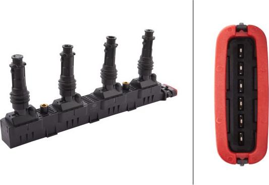 HELLA 5DA 358 000-201 - Bobine d'allumage droxauto.com