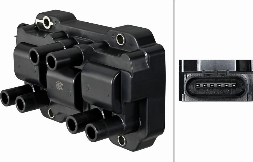 HELLA 5DA 358 102-331 - Bobine d'allumage droxauto.com
