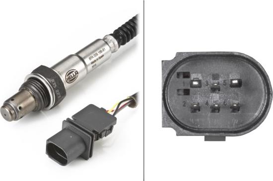 HELLA 6PA 009 166-811 - Sonde lambda droxauto.com