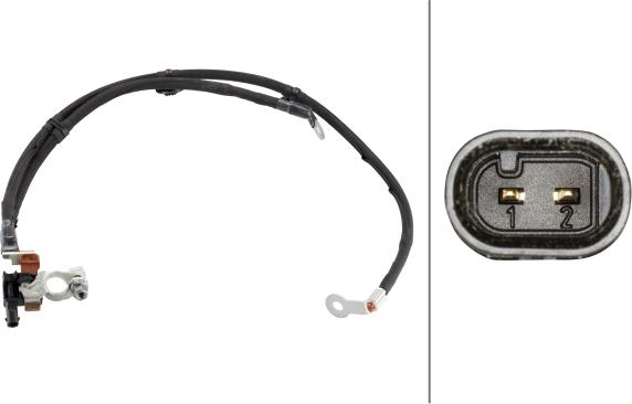 HELLA 6PK 010 544-921 - Capteur, Gestion des batteries droxauto.com