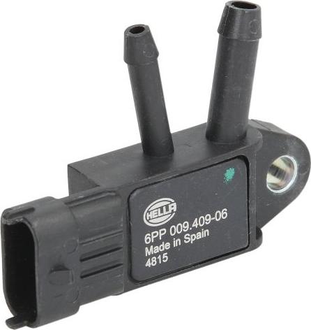 HELLA 6PP 009 409-061 - Capteur, pression des gaz échappement droxauto.com