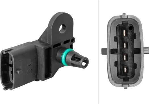 HELLA 6PP 009 400-951 - Capteur, pression du tuyau d'admission droxauto.com
