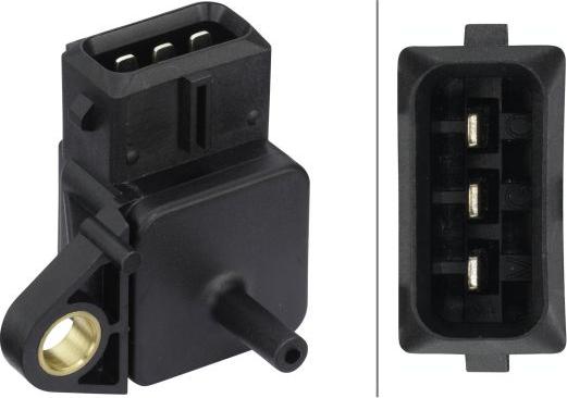 HELLA 6PP 009 400-571 - Capteur, pression du tuyau d'admission droxauto.com