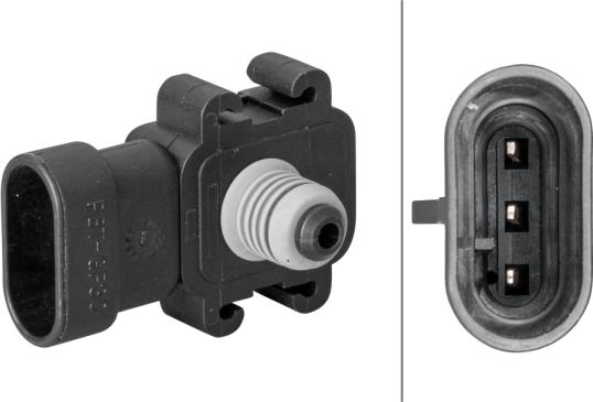 HELLA 6PP 009 400-201 - Capteur, pression de suralimentation droxauto.com