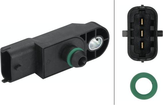 HELLA 6PP 009 400-741 - Capteur, pression de suralimentation droxauto.com