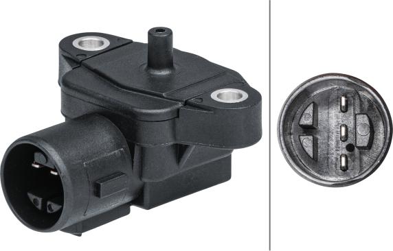 HELLA 6PP009 403-001 - Capteur, pression du tuyau d'admission droxauto.com
