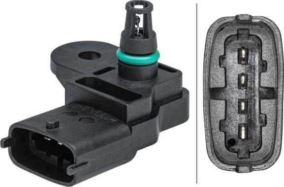 HELLA 6PP 009 403-331 - Capteur, pression de suralimentation droxauto.com