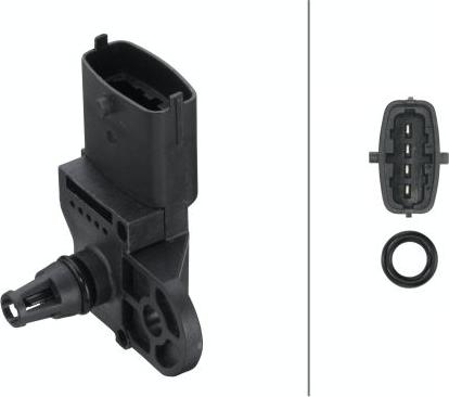 HELLA 6PP 013 400-001 - Capteur, température de l'air d'admission droxauto.com