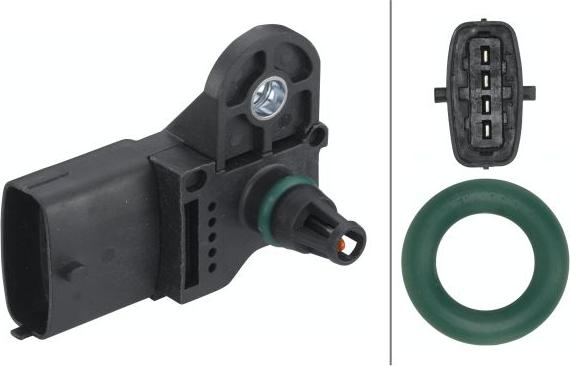 HELLA 6PP 013 400-021 - Capteur, température de l'air d'admission droxauto.com