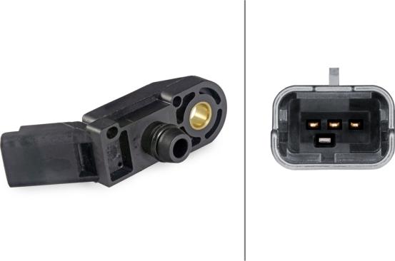 HELLA 6PP 013 112-241 - Capteur, pression du tuyau d'admission droxauto.com