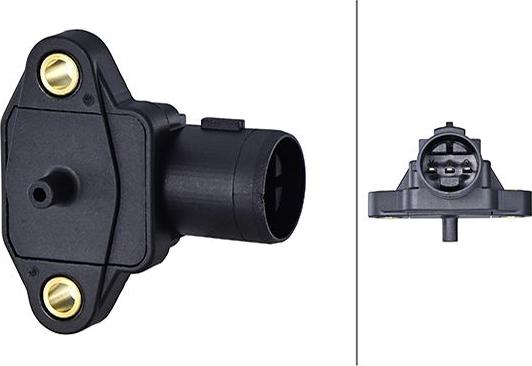 HELLA 6PP 358 152-601 - Capteur, pression de suralimentation droxauto.com