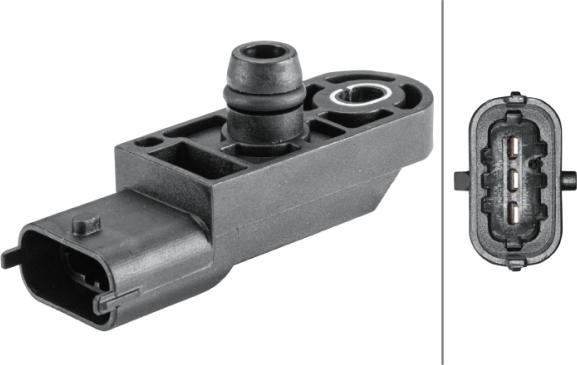 HELLA 6PP 358 152-301 - Capteur, pression de suralimentation droxauto.com