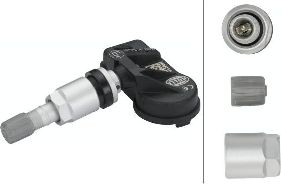 HELLA 6PP 358 139-031 - Capteur de roue, syst. de contrôle de pression des pneus droxauto.com