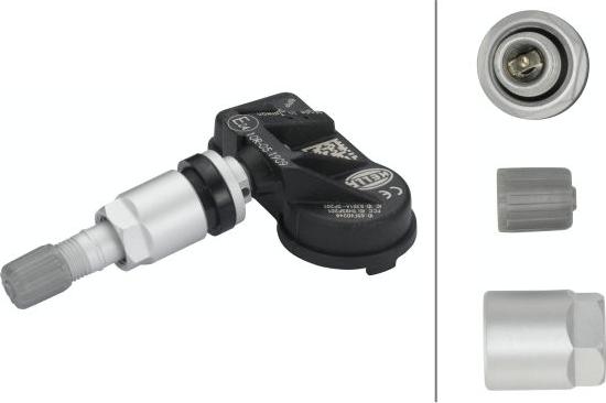 HELLA 6PP 358 139-291 - Capteur de roue, syst. de contrôle de pression des pneus droxauto.com