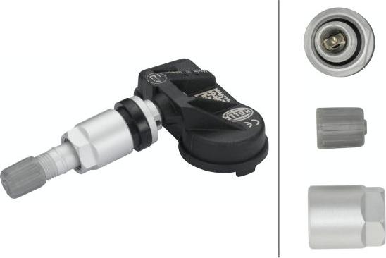 HELLA 6PP 358 139-281 - Capteur de roue, syst. de contrôle de pression des pneus droxauto.com