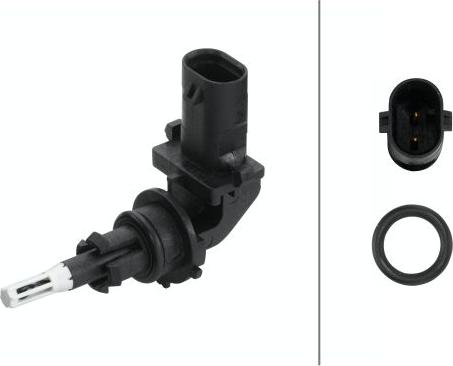 HELLA 6PT 009 109-341 - Capteur, température de l'air d'admission droxauto.com