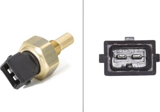 HELLA 6PT 009 107-451 - Sonde de température, liquide de refroidissement droxauto.com