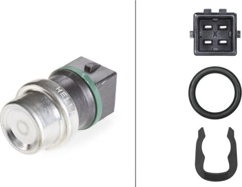 HELLA 6PT 009 107-461 - Sonde de température, liquide de refroidissement droxauto.com