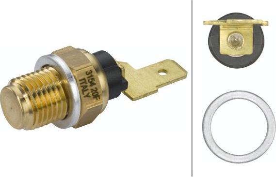 HELLA 6PT 009 107-691 - Capteur, température d'huile droxauto.com