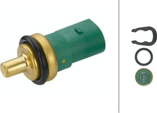 HELLA 6PT 009 107-141 - Sonde de température, liquide de refroidissement droxauto.com