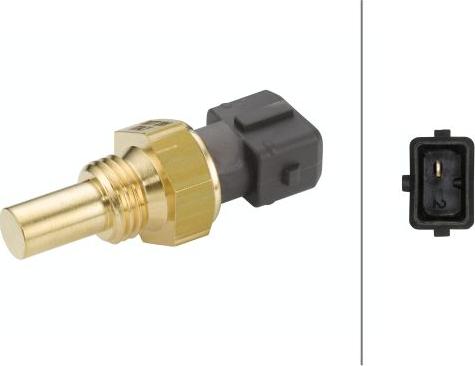 HELLA 6PT 009 107-211 - Sonde de température, liquide de refroidissement droxauto.com