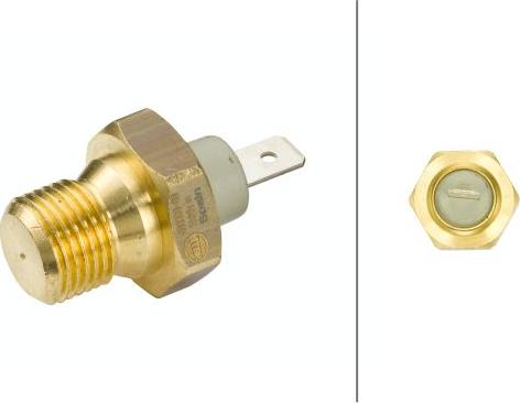 HELLA 6PT 009 309-691 - Sonde de température, liquide de refroidissement droxauto.com