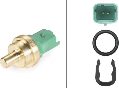 HELLA 6PT 009 309-391 - Sonde de température, liquide de refroidissement droxauto.com