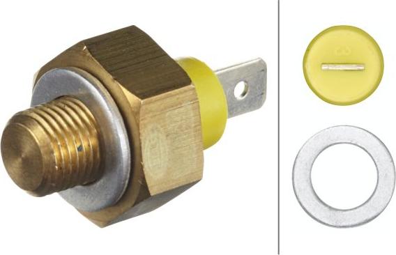 HELLA 6PT 009 309-721 - Sonde de température, liquide de refroidissement droxauto.com