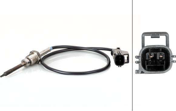 HELLA 6PT 014 494-451 - Capteur, température des gaz droxauto.com