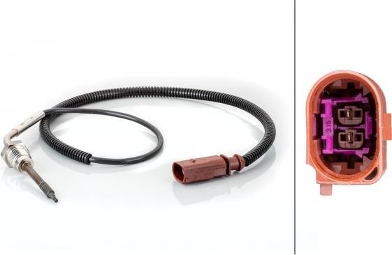 HELLA 6PT 014 494-821 - Capteur, température des gaz droxauto.com