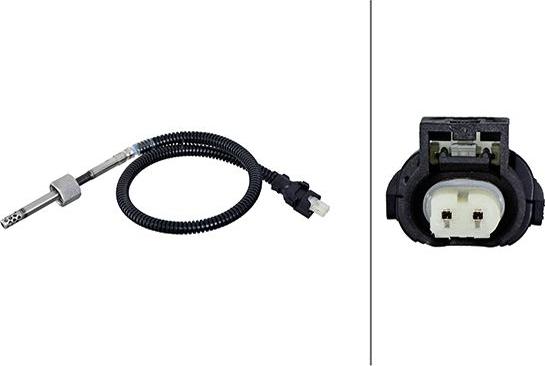 HELLA 6PT010 376-471 - Capteur, température des gaz droxauto.com