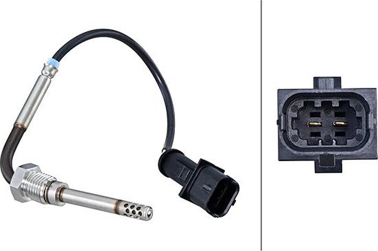 HELLA 6PT 010 376-521 - Capteur, température des gaz droxauto.com