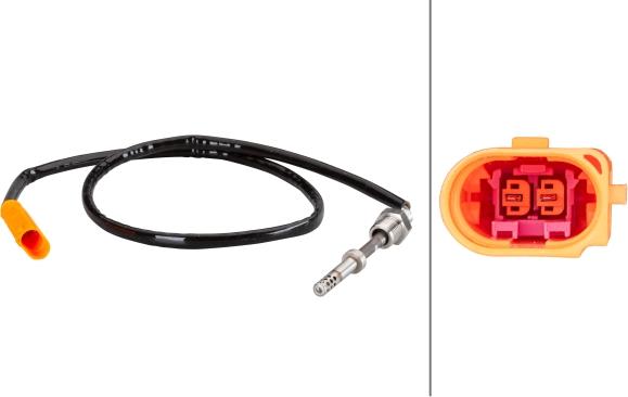 HELLA 6PT 010 376-101 - Capteur, température des gaz droxauto.com