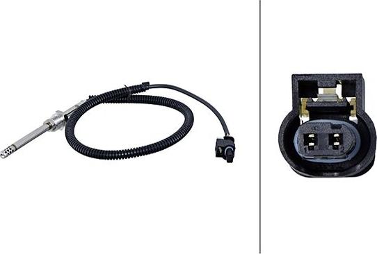 HELLA 6PT010 376-311 - Capteur, température des gaz droxauto.com