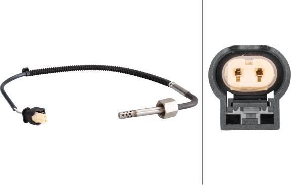 HELLA 6PT 010 376-201 - Capteur, température des gaz droxauto.com