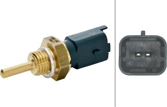HELLA 6PT 013 113-091 - Sonde de température, liquide de refroidissement droxauto.com