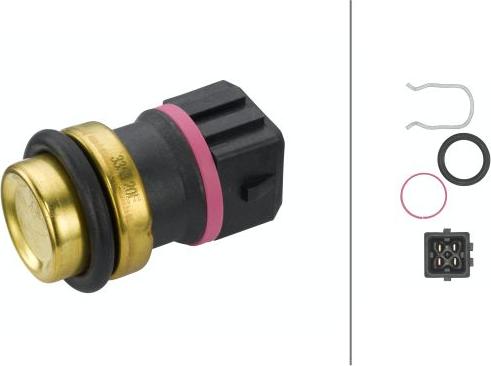 HELLA 6PT 013 113-261 - Sonde de température, liquide de refroidissement droxauto.com